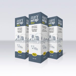 750mmx0,022×1.700m RaniWrap Extra fehér bálacsomagoló fólia