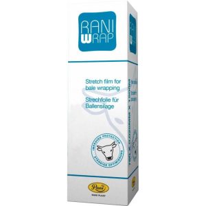 750mmx0,025×1.500m RaniWrap fehér bálacsomagoló fólia