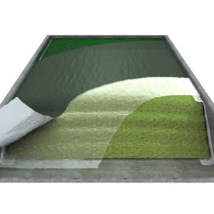 Fekete-fehér Finn silófólia- Több méretben